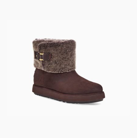 UGG Classic Berge Mini Suede Dark Boots for Women (XICD07153)